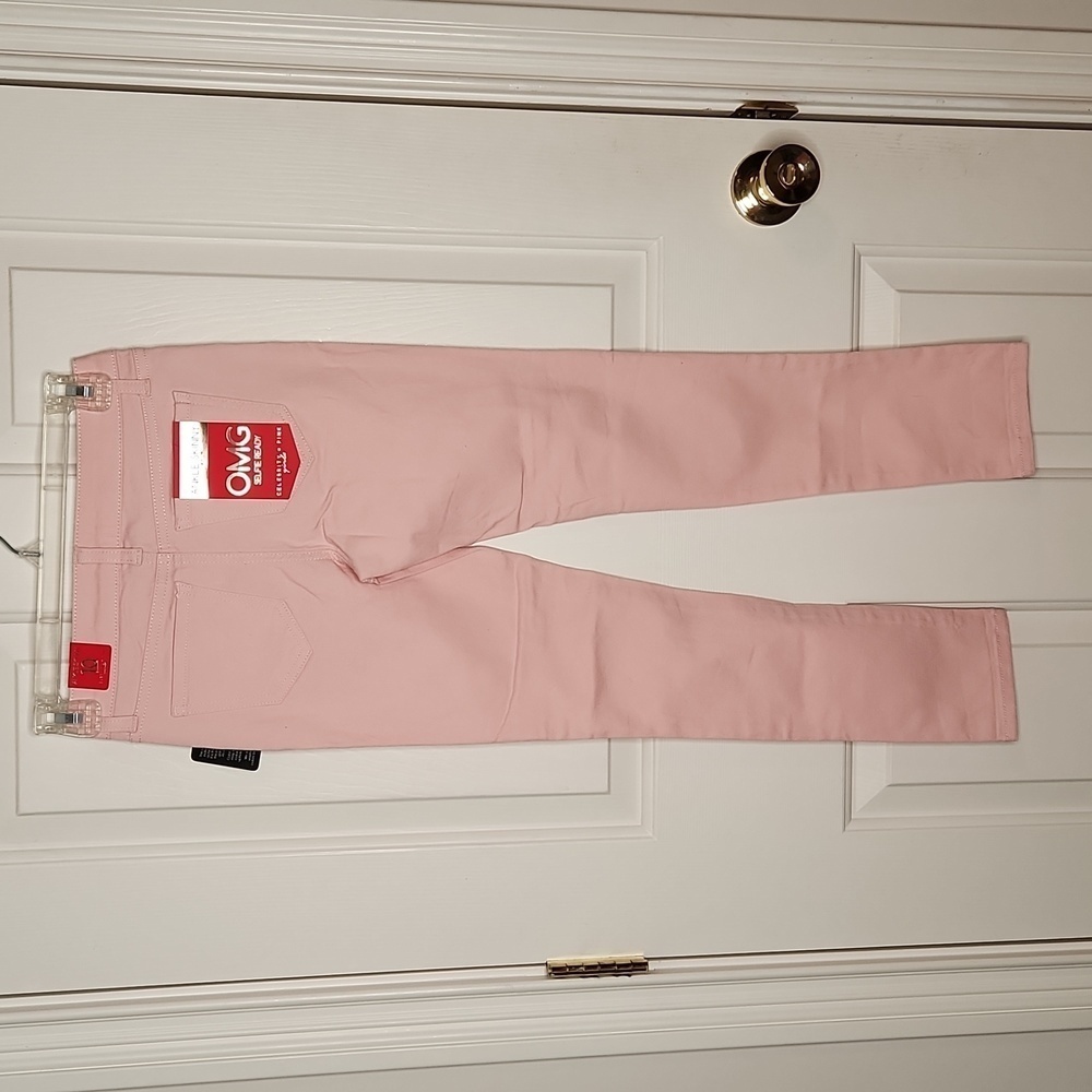 Celebrity Pink Ankle Skinny Pink Jeans Distressed Size 10 NWT - Picture 6 of 14